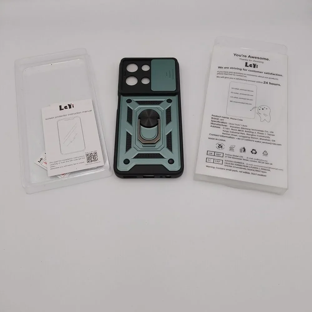 LeYi Armor Case for Motorola Moto G Power 5G (2025) with Screen Protector,...
